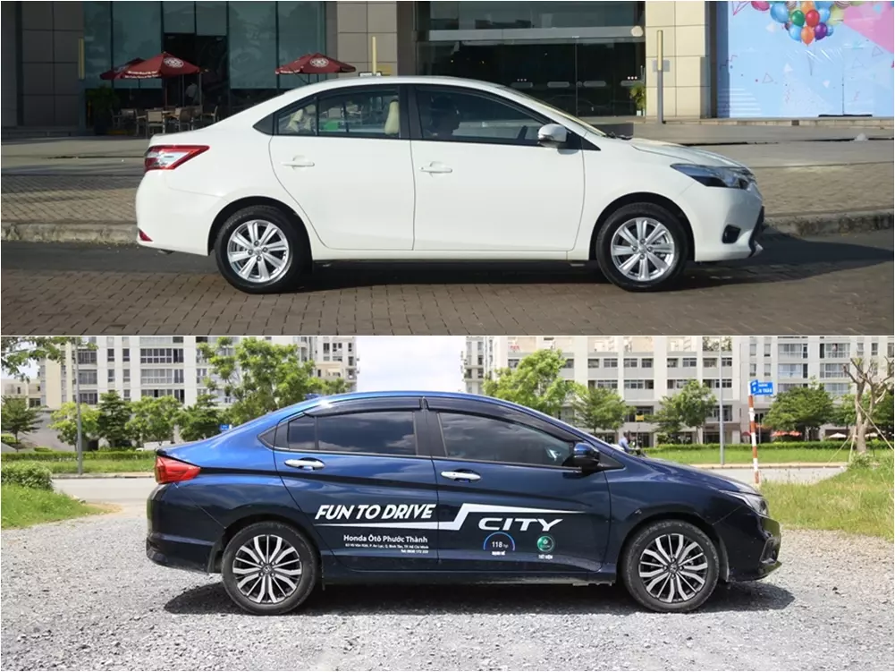 Honda City and Toyota Vios