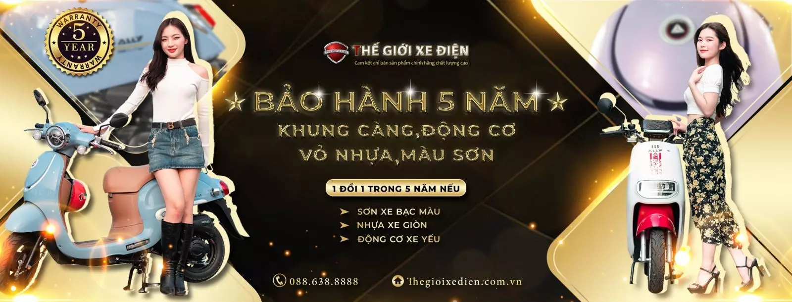 Bảo hành xe Ally 5 năm