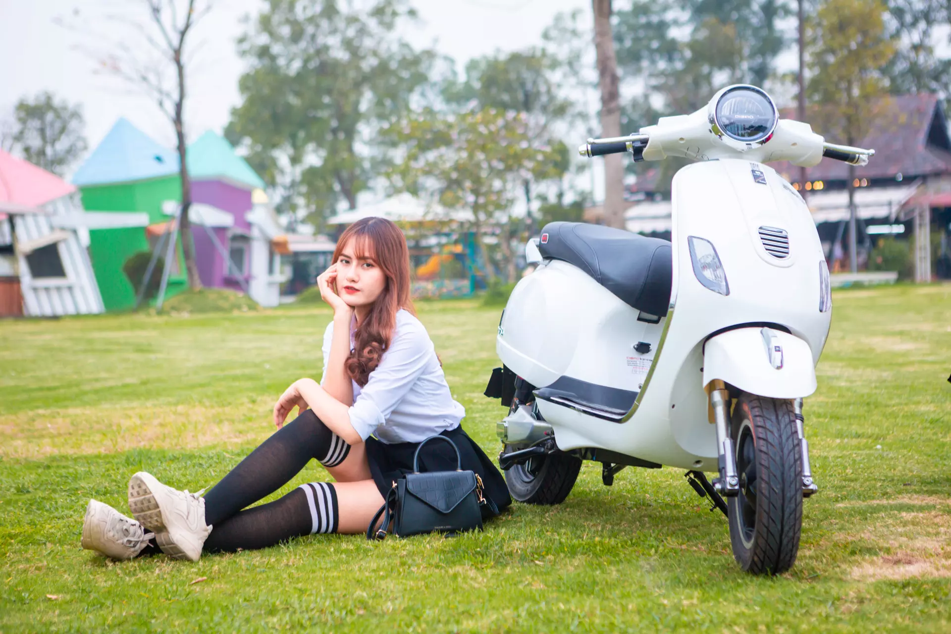 xe máy điện vespa 2021 pansy s dibao