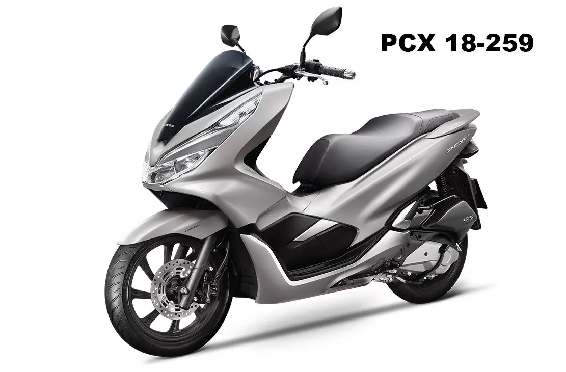 Phiên bản Honda PCX 2018-2020 màu bạc xám nhám