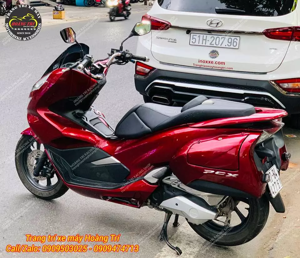 Thay dàn áo mới giúp xe PCX 2018 lấy lại sự tự tin