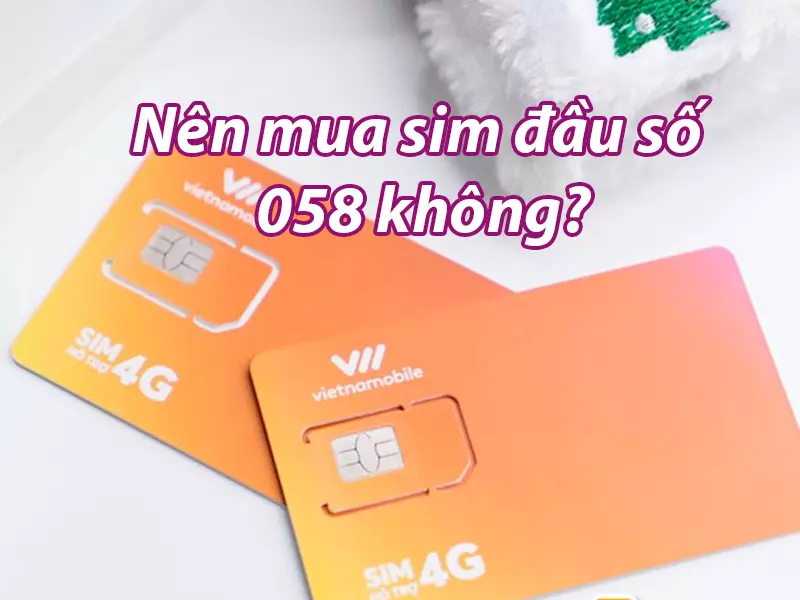 Có nên mua sim đầu số 058