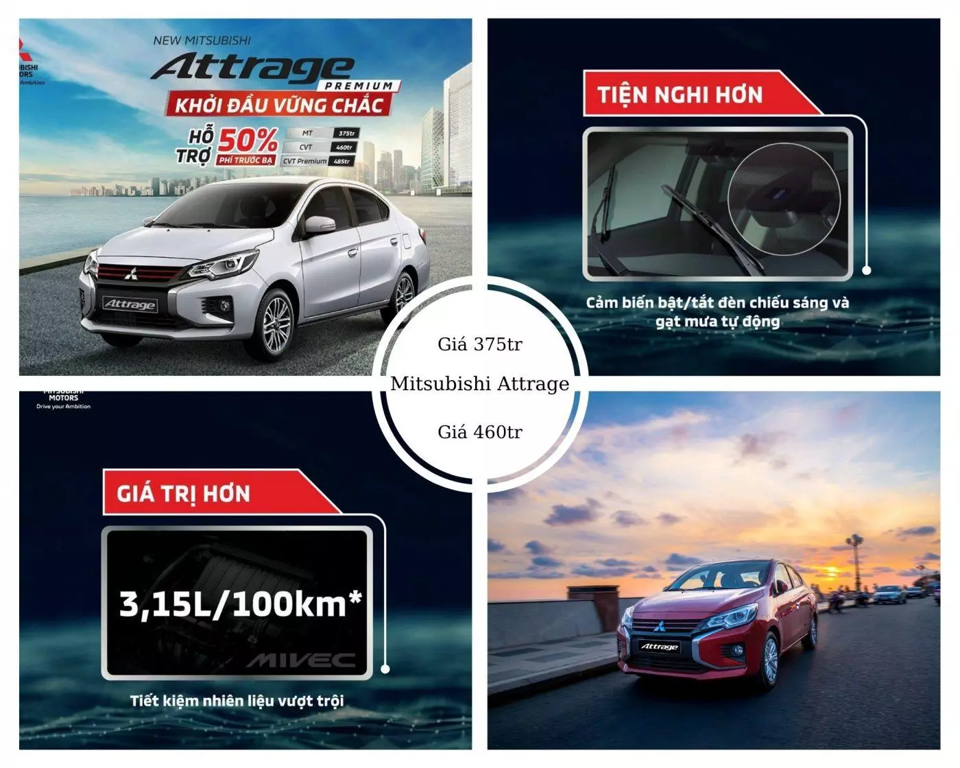 khách hàng tin dùng xe Mitsubishi 5 chỗ Attrage