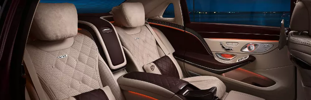 Interior of Mercedes-Maybach S450