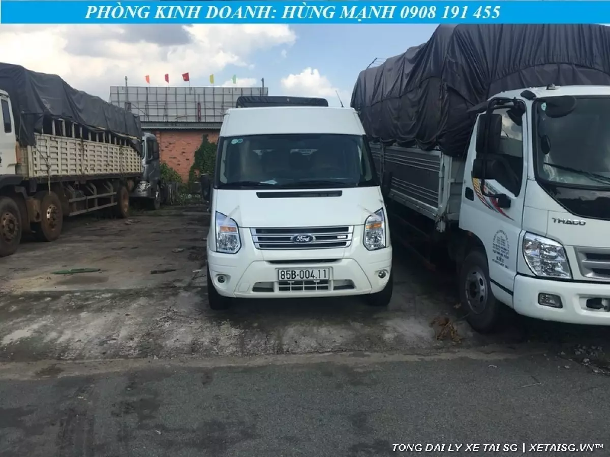 xe Ford Transit 16 chỗ cũ hình ảnh