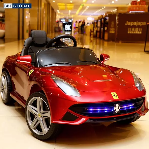 Xe ô tô điện trẻ em BBT Global dáng Ferrari 6886