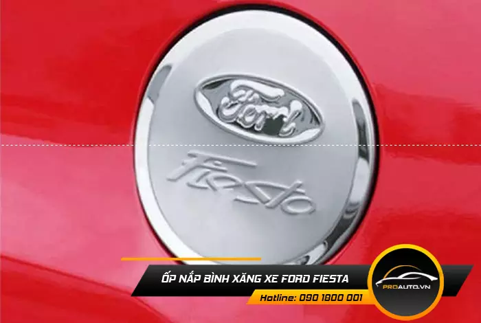 Phụ Kiện Xe Ford Fiesta - Ốp Nắp Bình Xăng Xe