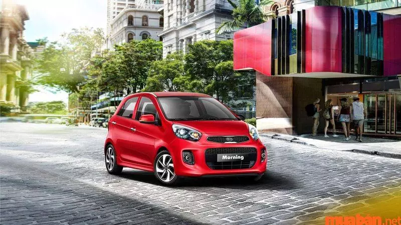 Kia Morning với bán kính quay xe 4,9m