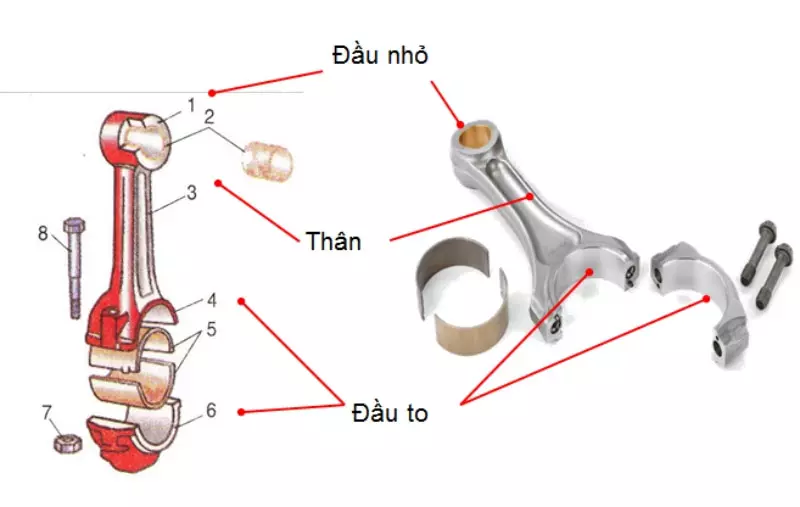 Cơ cấu trục khuỷu - thanh truyền - piston