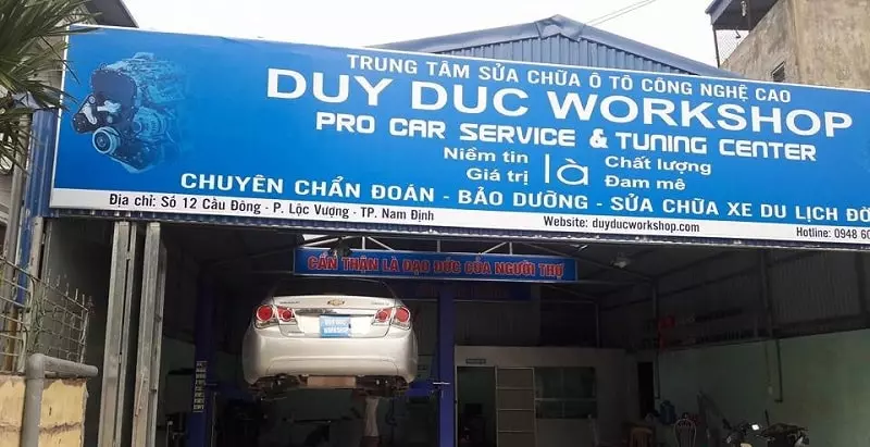 Gara làm việc của Duy Đức Workshop