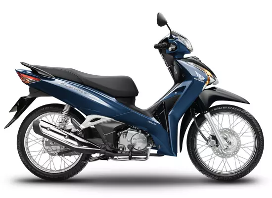 Honda Future 2021 phiên bản Tiêu chuẩn màu xanh đen.