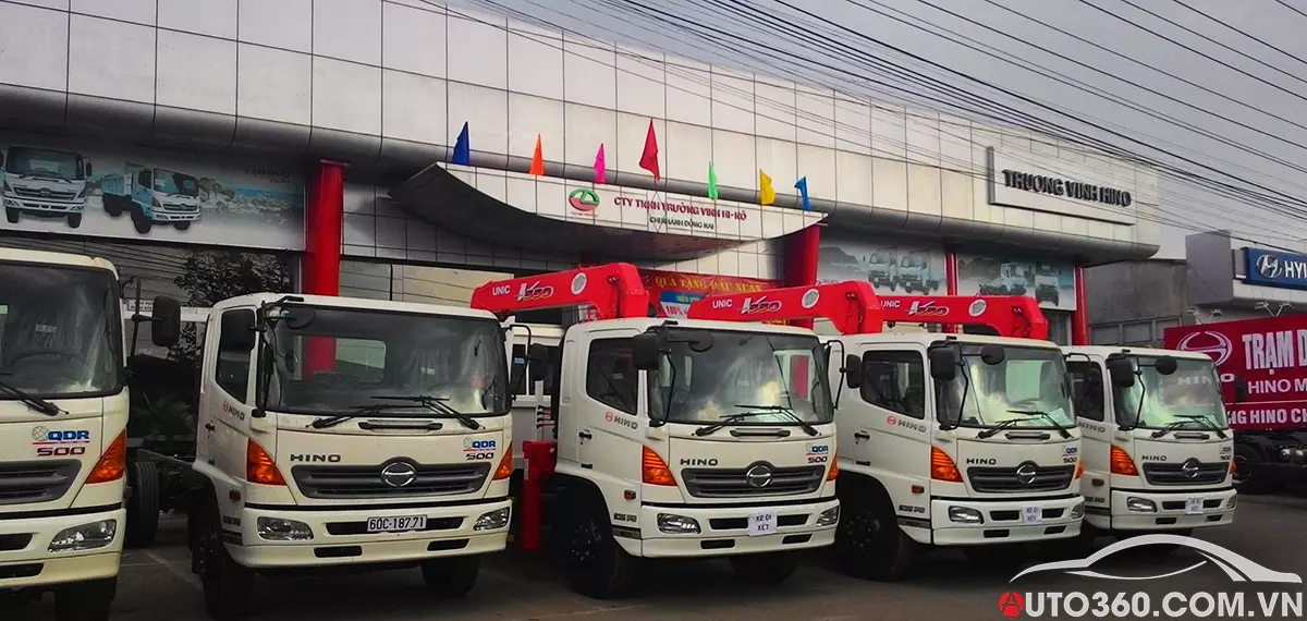 Hino Đồng Nai Đại lý chính hãng Hino Chuyên phân phối các dòng xe tải Hino