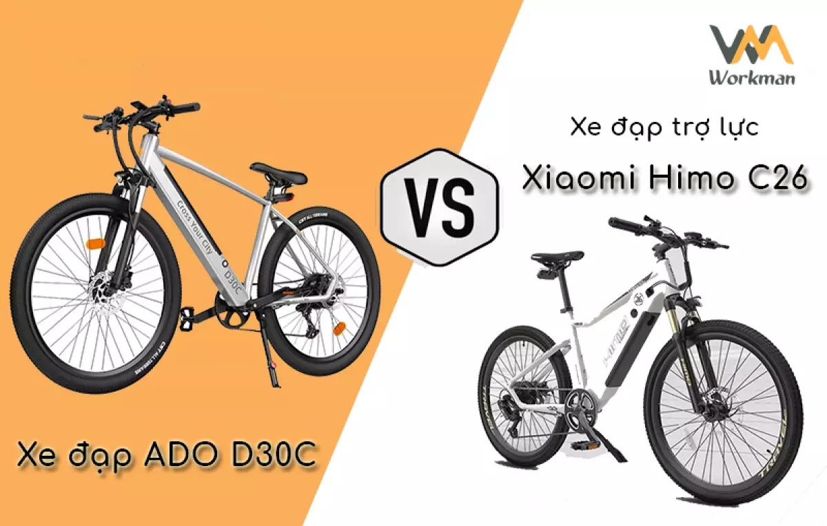 So sánh xe đạp trợ lực ADO D30C và xe Xiaomi Himo C26