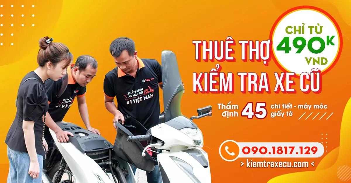 Dịch vụ thuê thợ kiểm tra xe cũ Kensa