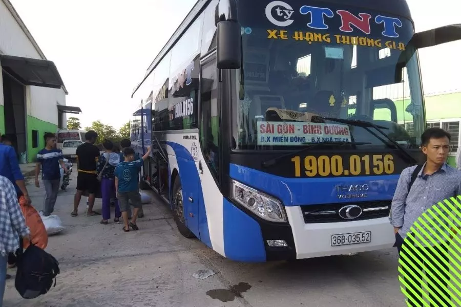 Lịch trình nhà xe TNT chạy tại Miền Nam