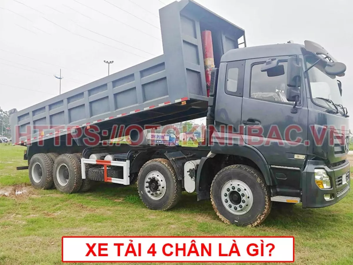 Xe tải 4 chân là gì - Một số mẫu xe tải 4 chấn phổ biến