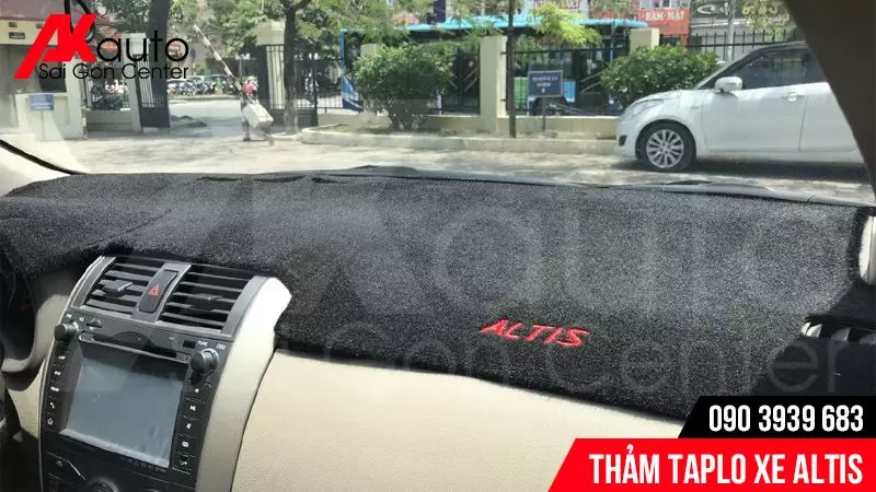 thảm trải taplo xe altis tốt