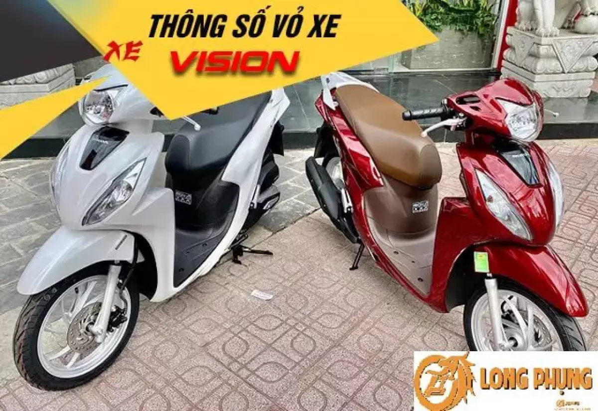 Thông số vỏ xe của xe Vision 2021