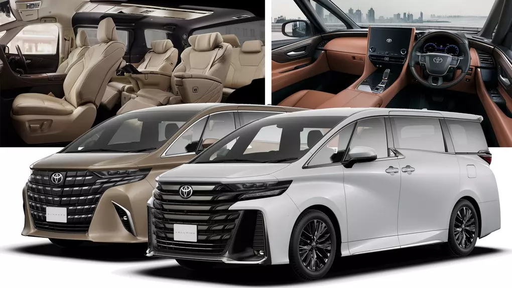 Có rất nhiều tùy chọn màu sắc và chất liệu cho nội thất của hai mẫu Toyota Alphard và Vellfire.