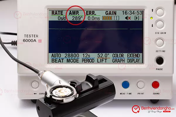 Chỉ số Amplitude trên máy đo nhanh chậm.