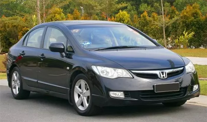 Nội thất Honda Civic 2008 đẹp, đơn giản, êm ái cho hành khách