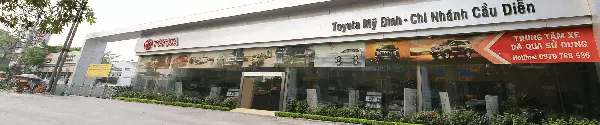 Khoang sửa chữa xe Toyota Mỹ Đình