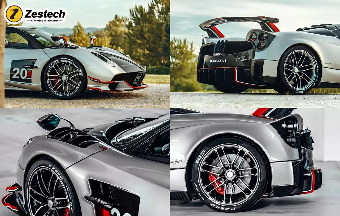 Pagani Huayra có kích thước ấn tượng