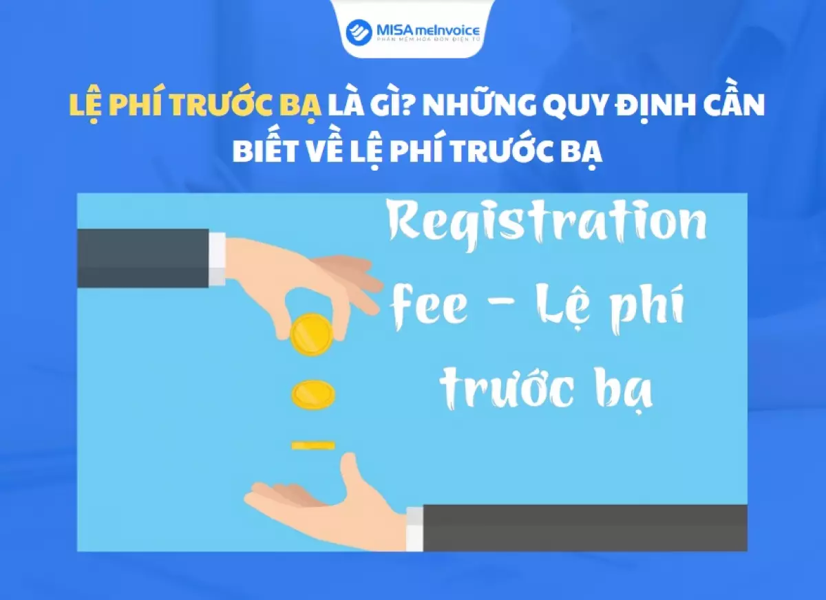 lệ phí trước bạ