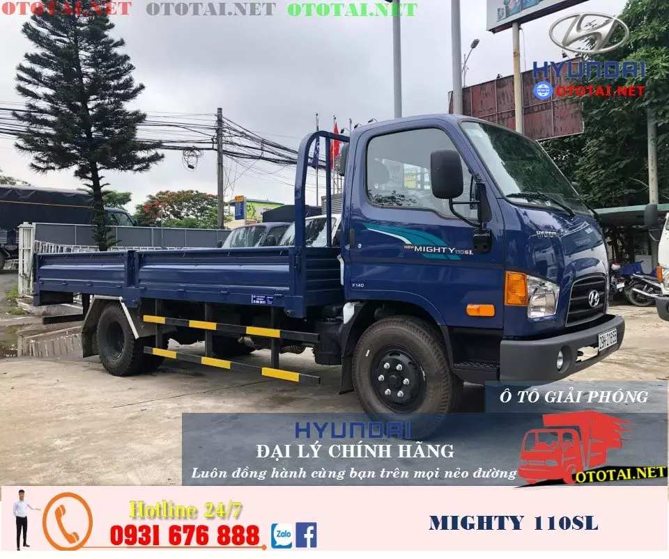 xe tải hyundai mighty 110sl thùng lửng