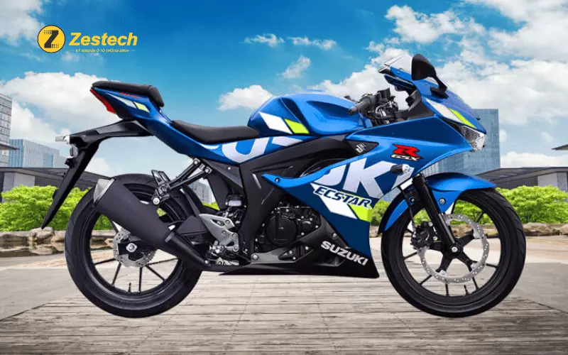 GSX R150 màu xanh đen