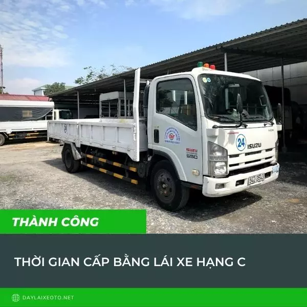 Thi xong bao lâu có bằng lái C