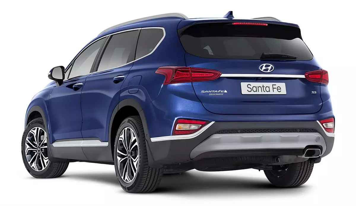 Ngoại thất đuôi xe Hyundai SantaFe 2020