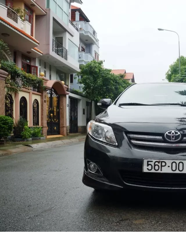   Đánh giá xe Toyota Altis 2009