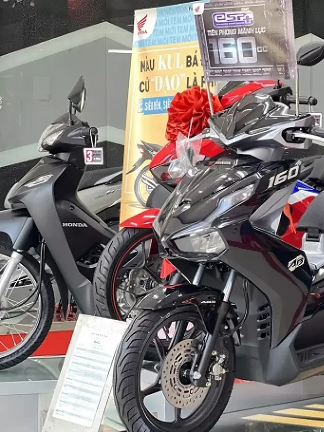   Giá xe Air Blade 160 mới nhất hôm nay 2024 tại đại lý Honda