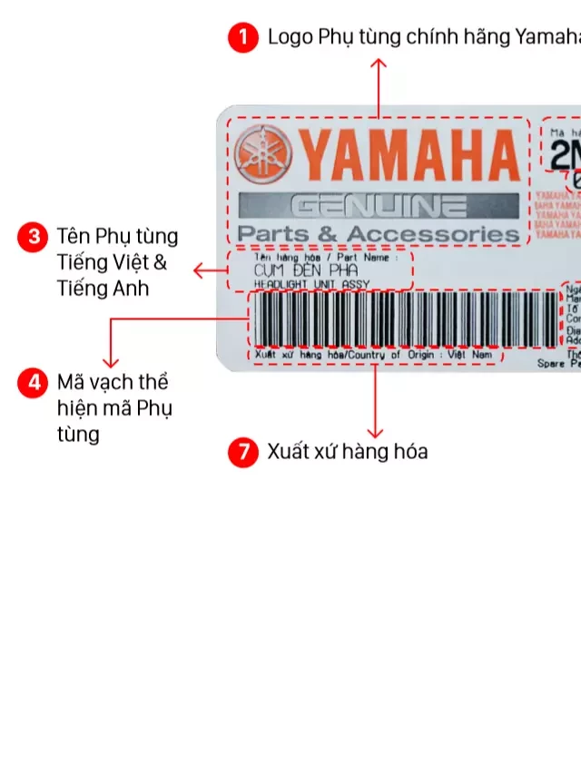   Phụ tùng Yamaha: Mang đến cho xe của bạn sự hoàn thiện