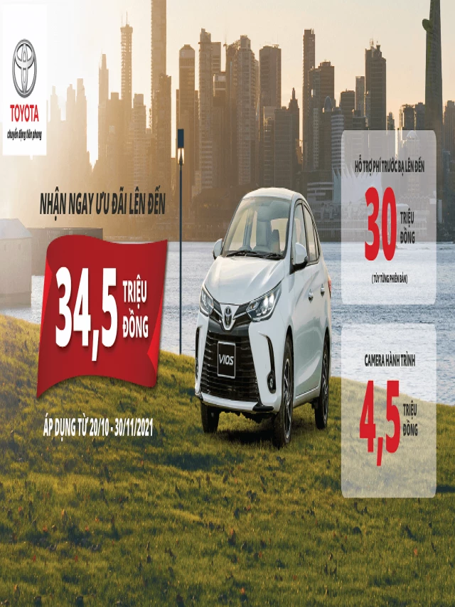   Bảng giá xe Toyota Vios 2022 - Cẩm nang mua xe đầy đủ thông tin