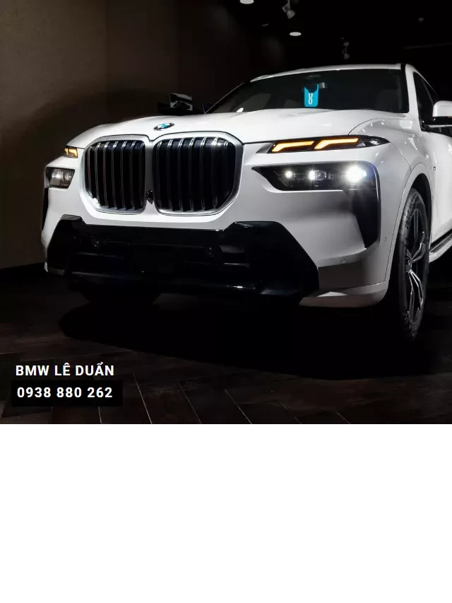   BMW X7 2024 - Nâng tầm đẳng cấp với thiết kế hoàn hảo và trang bị tiện nghi