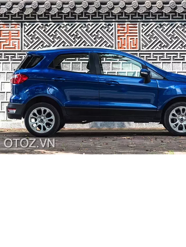   Đánh giá xe Ford EcoSport 2022: Phiên bản mới không có lốp dự phòng sau