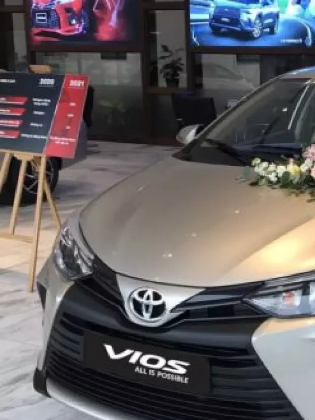   So sánh 4 phiên bản của Toyota Vios 2022 tại Toyota Hải Dương