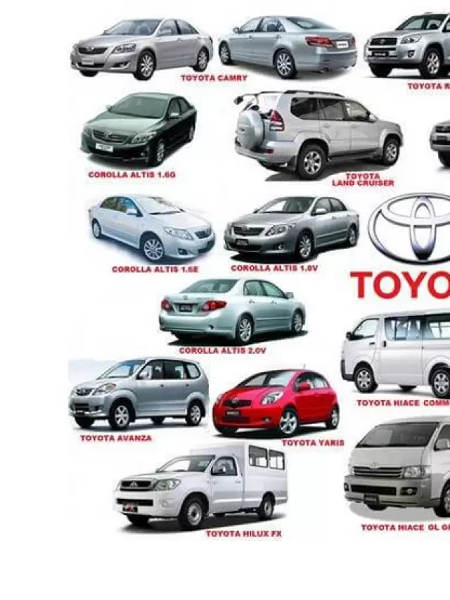   Tìm hiểu về các dòng xe Toyota phổ biến hiện nay