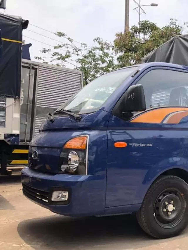   Xe Tải Hyundai Porter H150 1.5 Tấn Thùng Bạt