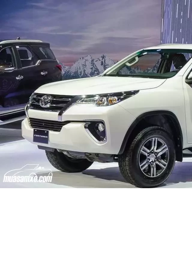   Hình ảnh cận cảnh và thông số kỹ thuật xe Toyota Fortuner 2017