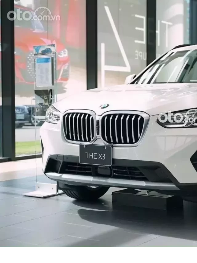   Giá xe BMW X3 kèm ưu đãi mới nhất tháng 1/2024