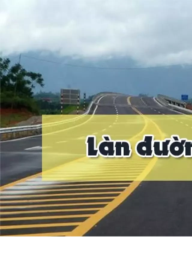   Làm quen với Luật giao thông đường bộ: Làn đường và Vạch kẻ đường