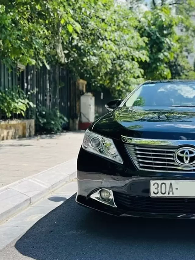   Mua Bán Xe Ô Tô Cũ Toyota Camry 2014 Màu Đen Giá Rẻ, Chất Lượng