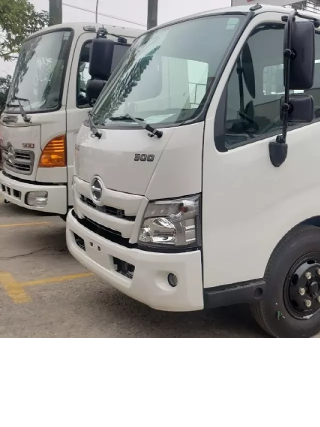   Bảng giá xe Hino 5 tấn mới nhất 2023: Tìm hiểu về dòng xe tải hạng nhẹ này