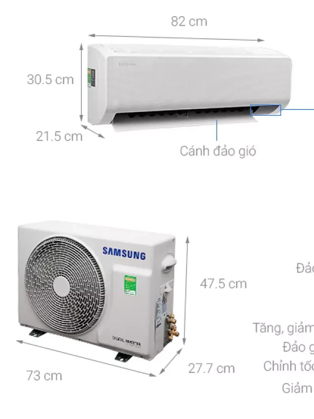   Điều hòa Samsung 1 chiều Inverter 9400 BTU AR10TYGCDWKNSV: Mang đến sự mát mẻ hiệu quả và tiết kiệm năng lượng