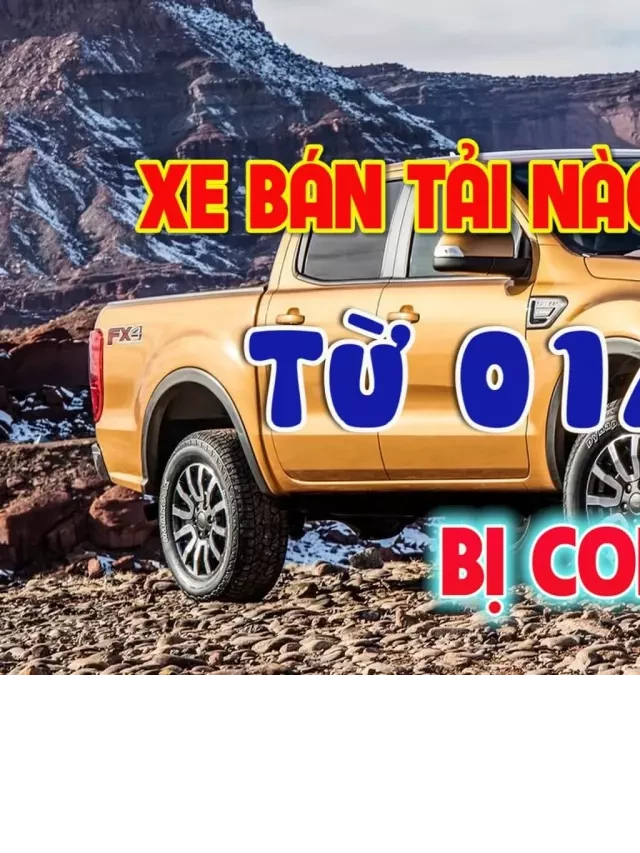   Niên hạn xe bán tải - 5 quy định mới nhất 2023