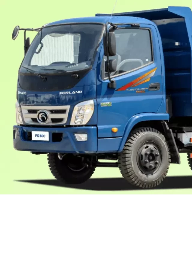   Xe ben Thaco Forland FD500 4WD: Sang trọng và mạnh mẽ