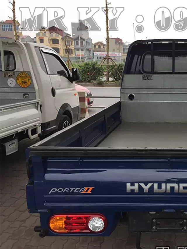   Giá Xe Tải 1 Tấn Cũ Hyundai Porter II Cabin Kép Thùng Lửng